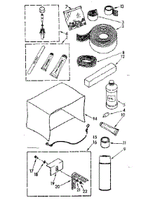 Optional Parts parts for Kenmore Room Air Conditioner 106.8750880 (1068750880, 106 8750880) from AppliancePartsPros.com
