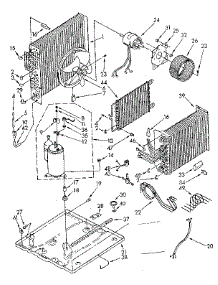 Unit Parts parts for Kenmore Room Air Conditioner 106.8751480 (1068751480, 106 8751480) from AppliancePartsPros.com
