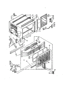 Cabinet Parts parts for Kenmore Heat Pump System 106.8752070 (1068752070, 106 8752070) from AppliancePartsPros.com