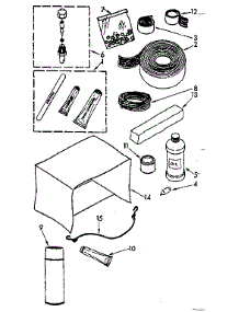 Optional Parts parts for Kenmore Air Conditioner 106.8752071 (1068752071, 106 8752071) from AppliancePartsPros.com