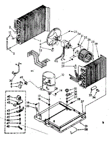 Unit Parts parts for Kenmore Heat Pump System 106.8752091 (1068752091, 106 8752091) from AppliancePartsPros.com