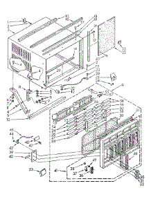 Cabinet Parts parts for Kenmore Heat Pump System 106.8752190 (1068752190, 106 8752190) from AppliancePartsPros.com