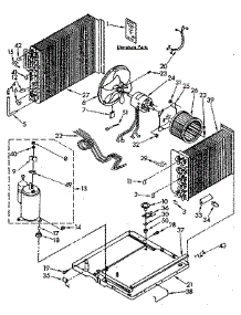 Unit Parts parts for Kenmore Air Conditioner 106.8752191 (1068752191, 106 8752191) from AppliancePartsPros.com