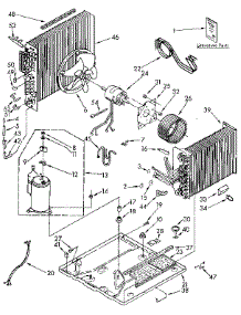 Unit parts for Kenmore Air Conditioner 106.8752192 (1068752192, 106 8752192) from AppliancePartsPros.com