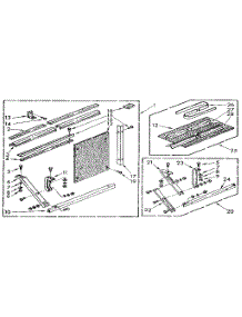 Installation parts for Kenmore Air Conditioner 106.8752192 (1068752192, 106 8752192) from AppliancePartsPros.com