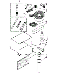 Optional Parts parts for Kenmore Air Conditioner 106.8760501 (1068760501, 106 8760501) from AppliancePartsPros.com