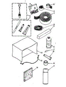 Optional Parts parts for Kenmore Air Conditioner 106.8760691 (1068760691, 106 8760691) from AppliancePartsPros.com