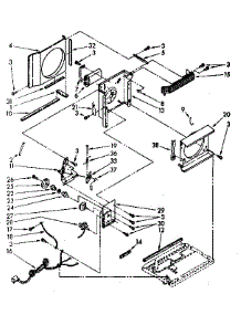 Air Flow And Control parts for Kenmore Air Conditioner 106.8760783 (1068760783, 106 8760783) from AppliancePartsPros.com