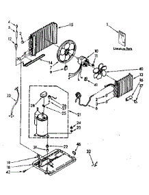 Unit parts for Kenmore Air Conditioner 106.8760783 (1068760783, 106 8760783) from AppliancePartsPros.com