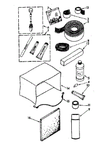 Optional Parts parts for Kenmore Heat Pump System 106.8760784 (1068760784, 106 8760784) from AppliancePartsPros.com