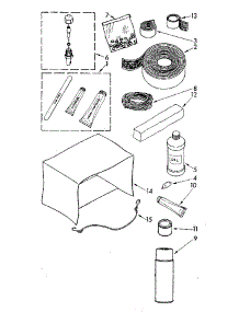 Optional parts for Kenmore Heat Pump System 106.8760785 (1068760785, 106 8760785) from AppliancePartsPros.com