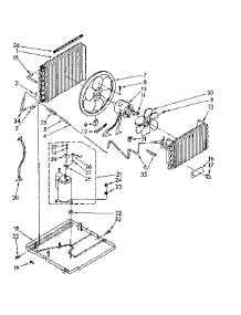 Unit parts for Kenmore Air Conditioner 106.8760800 (1068760800, 106 8760800) from AppliancePartsPros.com