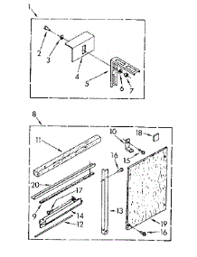 Installation Kit parts for Kenmore Air Conditioner 106.8760810 (1068760810, 106 8760810) from AppliancePartsPros.com