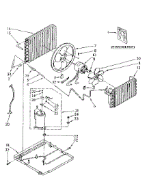 Unit Parts parts for Kenmore Air Conditioner 106.8760810 (1068760810, 106 8760810) from AppliancePartsPros.com