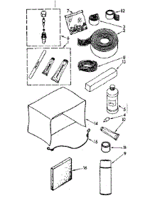 Optional Parts parts for Kenmore Air Conditioner 106.8761491 (1068761491, 106 8761491) from AppliancePartsPros.com