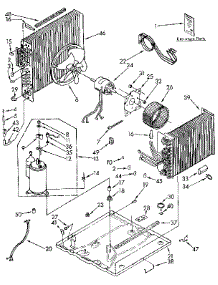 Unit parts for Kenmore Room Air Conditioner 106.8761492 (1068761492, 106 8761492) from AppliancePartsPros.com