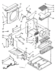 Air Flow And Control Parts parts for Kenmore Air Conditioner 106.8761890 (1068761890, 106 8761890) from AppliancePartsPros.com