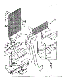 Unit Parts parts for Kenmore Refrigerator 106.8766361 (1068766361, 106 8766361) from AppliancePartsPros.com