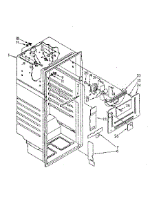 Liner Parts parts for Kenmore Refrigerator 106.8766361 (1068766361, 106 8766361) from AppliancePartsPros.com