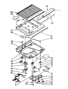 Compartment Separator Parts parts for Kenmore Refrigerator 106.8766361 (1068766361, 106 8766361) from AppliancePartsPros.com