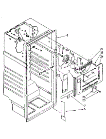Liner Parts parts for Kenmore Refrigerator 106.8768178 (1068768178, 106 8768178) from AppliancePartsPros.com