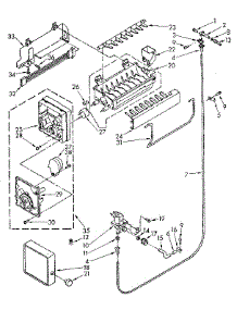 Icemaker Parts parts for Kenmore Refrigerator 106.8768178 (1068768178, 106 8768178) from AppliancePartsPros.com