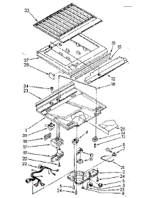 Compartment Separator Parts parts for Kenmore Refrigerator 106.8768188 (1068768188, 106 8768188) from AppliancePartsPros.com