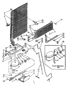 Unit Parts parts for Kenmore Refrigerator 106.8768870 (1068768870, 106 8768870) from AppliancePartsPros.com