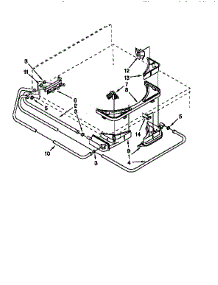 Bleach, Detergent,Rinse Dispenser parts for Kenmore Washer 110.28972890 (11028972890, 110 28972890) from AppliancePartsPros.com
