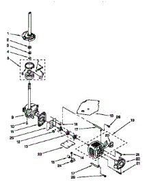 Brake,Clutch,Grcase,Mtr, Pump parts for Kenmore Washer 110.28972890 (11028972890, 110 28972890) from AppliancePartsPros.com