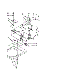 Meter Case parts for Kenmore Washer 110.29012990 (11029012990, 110 29012990) from AppliancePartsPros.com