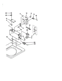 Meter Case parts for Kenmore Washer 110.29032990 (11029032990, 110 29032990) from AppliancePartsPros.com