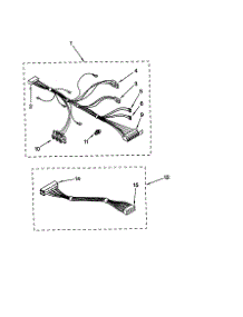 Wiring Harness parts for Kenmore Washer 110.29032990 (11029032990, 110 29032990) from AppliancePartsPros.com