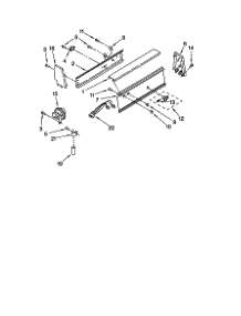 Console Panel parts for Kenmore Washer 110.29032990 (11029032990, 110 29032990) from AppliancePartsPros.com