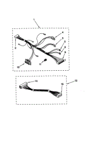 Wiring Harness parts for Kenmore Washer 110.29072990 (11029072990, 110 29072990) from AppliancePartsPros.com