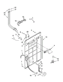Rear Panel Parts parts for Kenmore Washer 110.29432801 (11029432801, 110 29432801) from AppliancePartsPros.com