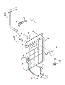 Rear Panel Parts parts for Kenmore Washer 110.29692801 (11029692801, 110 29692801) from AppliancePartsPros.com