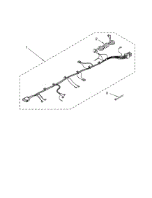 Wiring Harness parts for Kenmore Washer 110.2970093 (1102970093, 110 2970093) from AppliancePartsPros.com