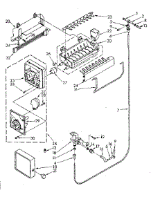 Icemaker Parts parts for Kenmore Refrigerator 106.8364703 (1068364703, 106 8364703) from AppliancePartsPros.com