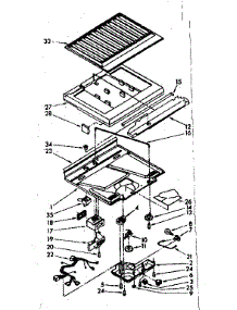 Compartment Separator Parts parts for Kenmore Refrigerator 106.8376431 (1068376431, 106 8376431) from AppliancePartsPros.com