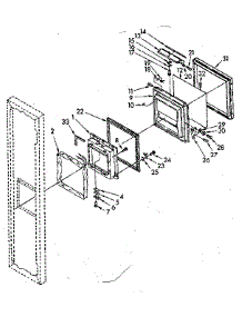 Door Tilt Ice parts for Kenmore Refrigerator 106.8532623 (1068532623, 106 8532623) from AppliancePartsPros.com