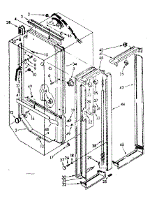 Breaker Trim And Liner Parts parts for Kenmore Refrigerator 106.8532821 (1068532821, 106 8532821) from AppliancePartsPros.com
