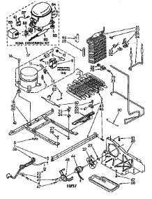 Unit Parts parts for Kenmore Refrigerator 106.8539320 (1068539320, 106 8539320) from AppliancePartsPros.com