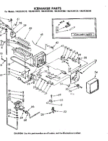 Icemaker Parts parts for Kenmore Refrigerator 106.8539320 (1068539320, 106 8539320) from AppliancePartsPros.com