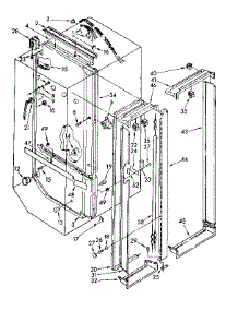 Breaker Trim And Liner Parts parts for Kenmore Refrigerator 106.8542731 (1068542731, 106 8542731) from AppliancePartsPros.com