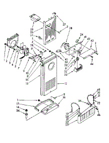 Air Flow Parts parts for Kenmore Refrigerator 106.8542731 (1068542731, 106 8542731) from AppliancePartsPros.com