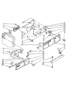 Air Flow And Control parts for Kenmore Refrigerator 106.8542770 (1068542770, 106 8542770) from AppliancePartsPros.com