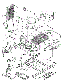 Unit parts for Kenmore Refrigerator 106.8542770 (1068542770, 106 8542770) from AppliancePartsPros.com