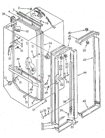 Breaker Trim And Liner parts for Kenmore Refrigerator 106.8542770 (1068542770, 106 8542770) from AppliancePartsPros.com