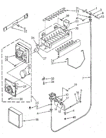 Icemaker parts for Kenmore Refrigerator 106.8552682 (1068552682, 106 8552682) from AppliancePartsPros.com